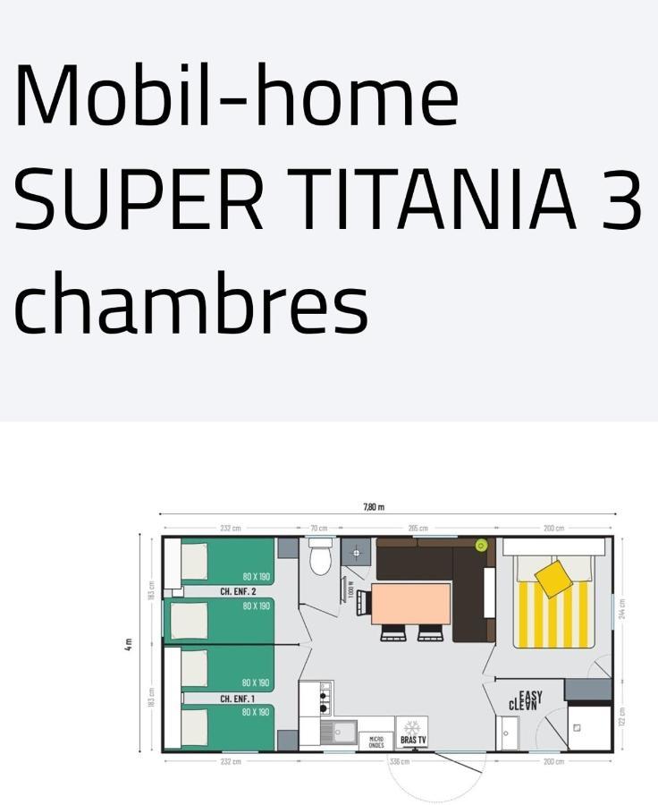 Mobil Home Happiness33 Dans Camping 5 Etoiles Acces Direct Plage Vendays Montalivet Экстерьер фото